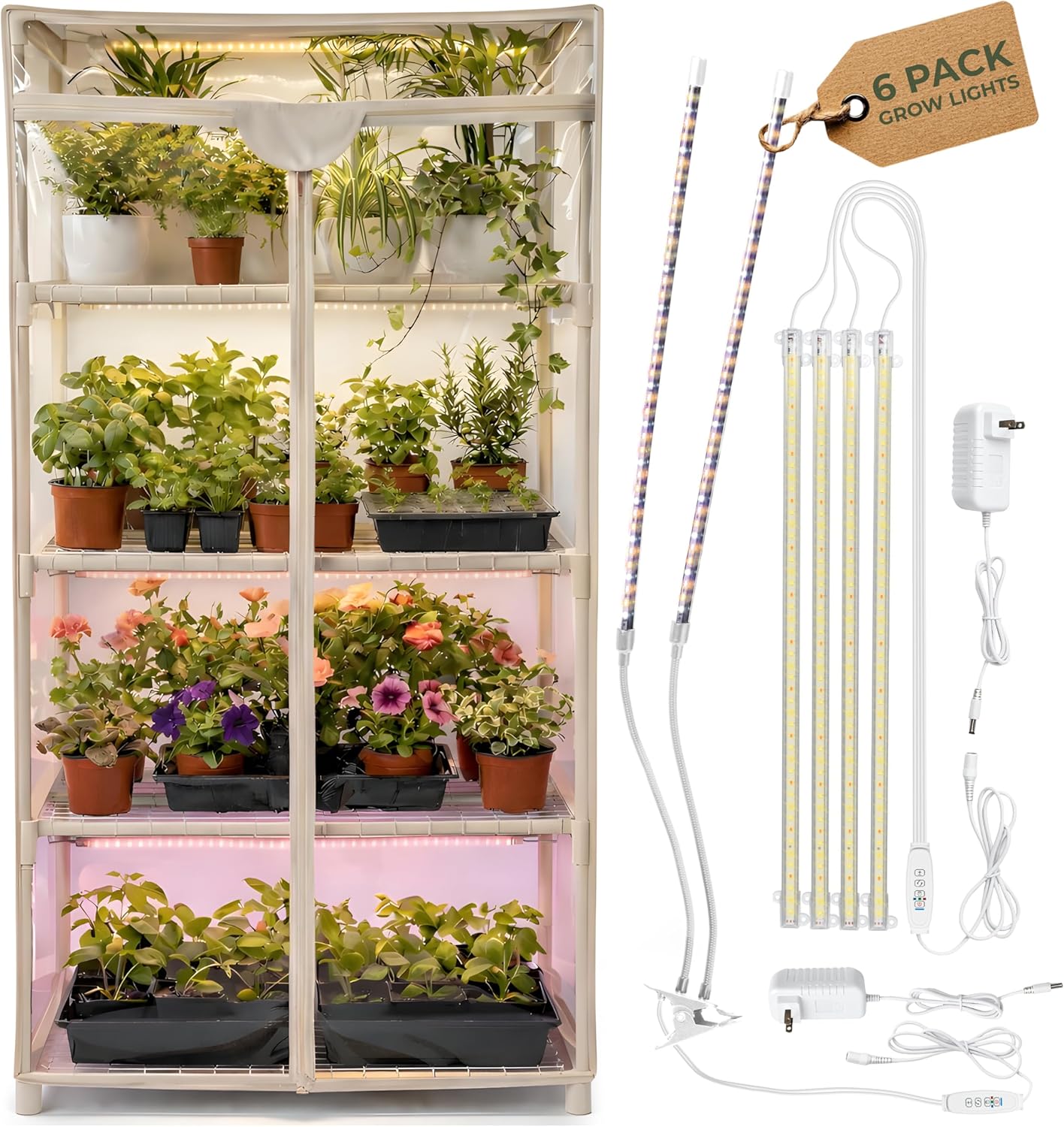 Greenhouse Mini Indoor - Mini serre pour plantes d'intérieur avec