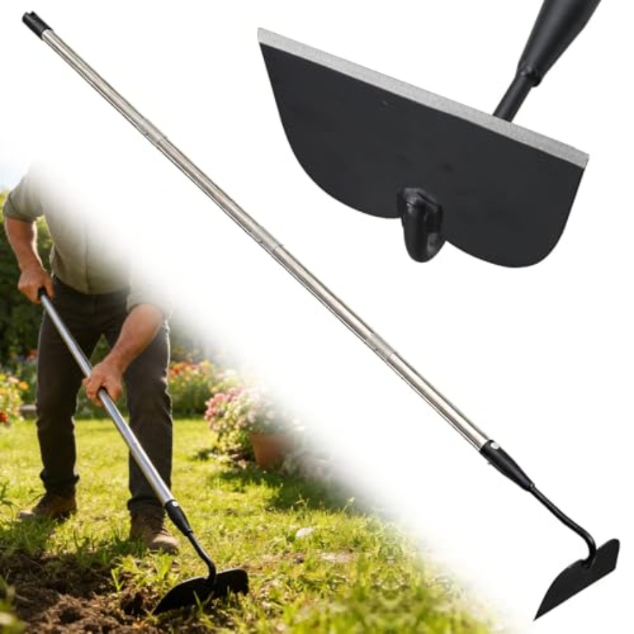Gardening Tools Drawing - Houe de jardin pour le désherbage,
