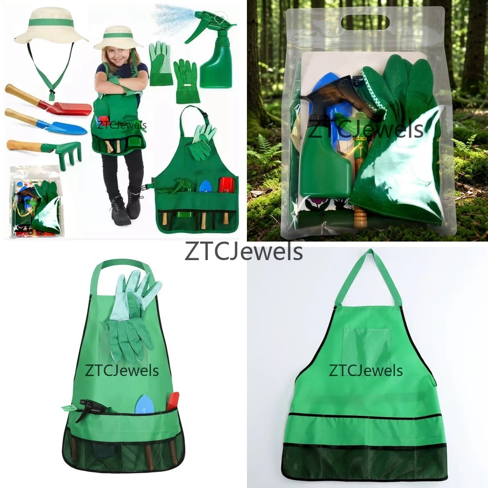 Gardening Tools Girls - Ensemble d'outils d'arrosage pour enfants avec