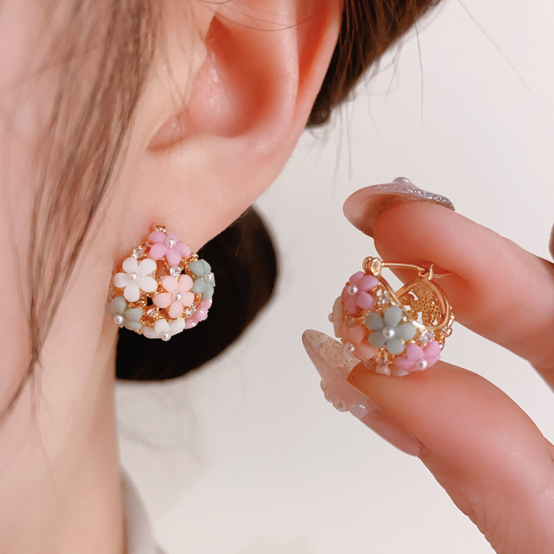 Gardening Tools Girls - Boucles d'oreilles en forme de panier