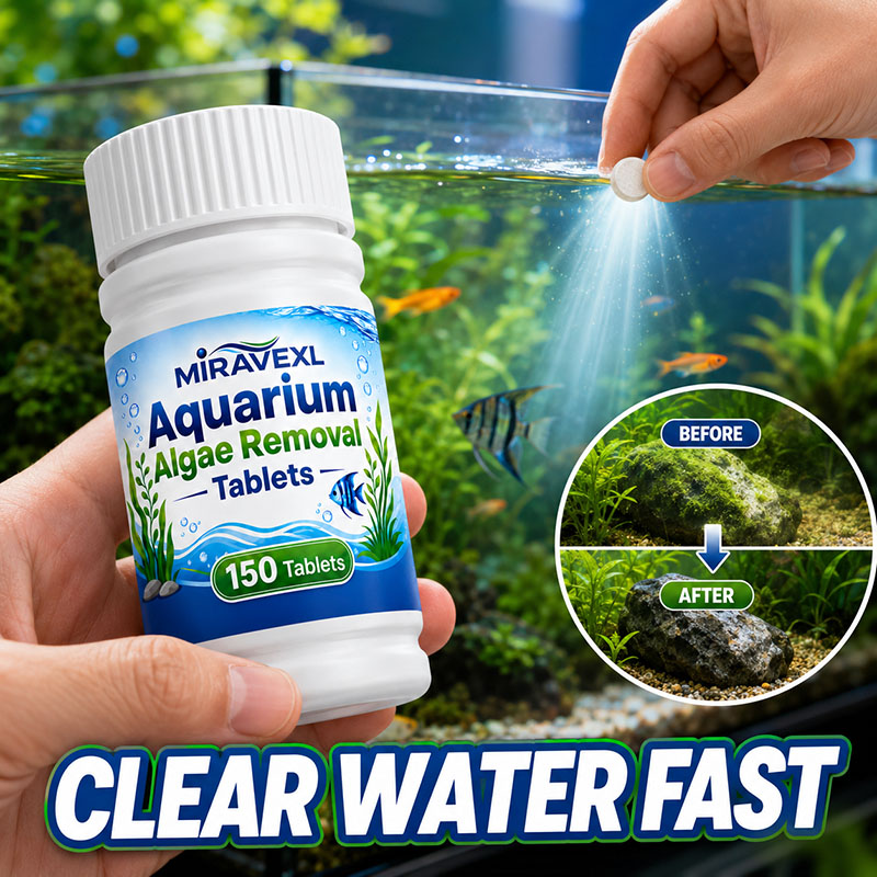 Aquaponics Fish Tank - MIRAVEXL 150 Comprimés pour l'élimination des