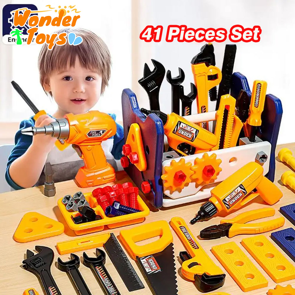 Gardening Tools Girls - Ensemble de 41 pièces avec perceuse