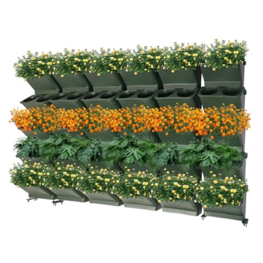 Self-Watering Planter - Jardinière murale verticale pour balcon et