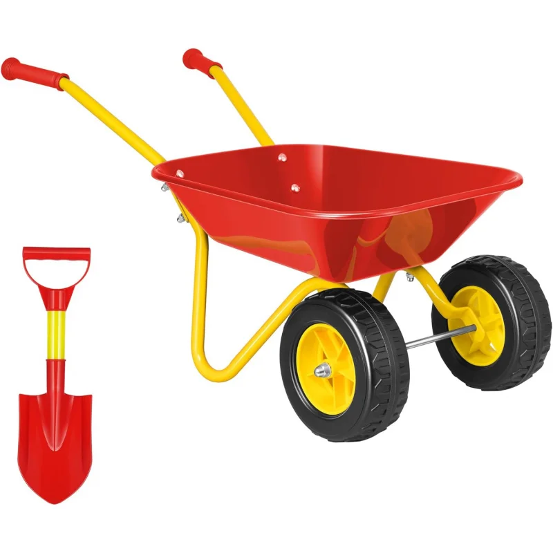 Gardening Tools Kids - Brouette pour enfants, chariot de jardin