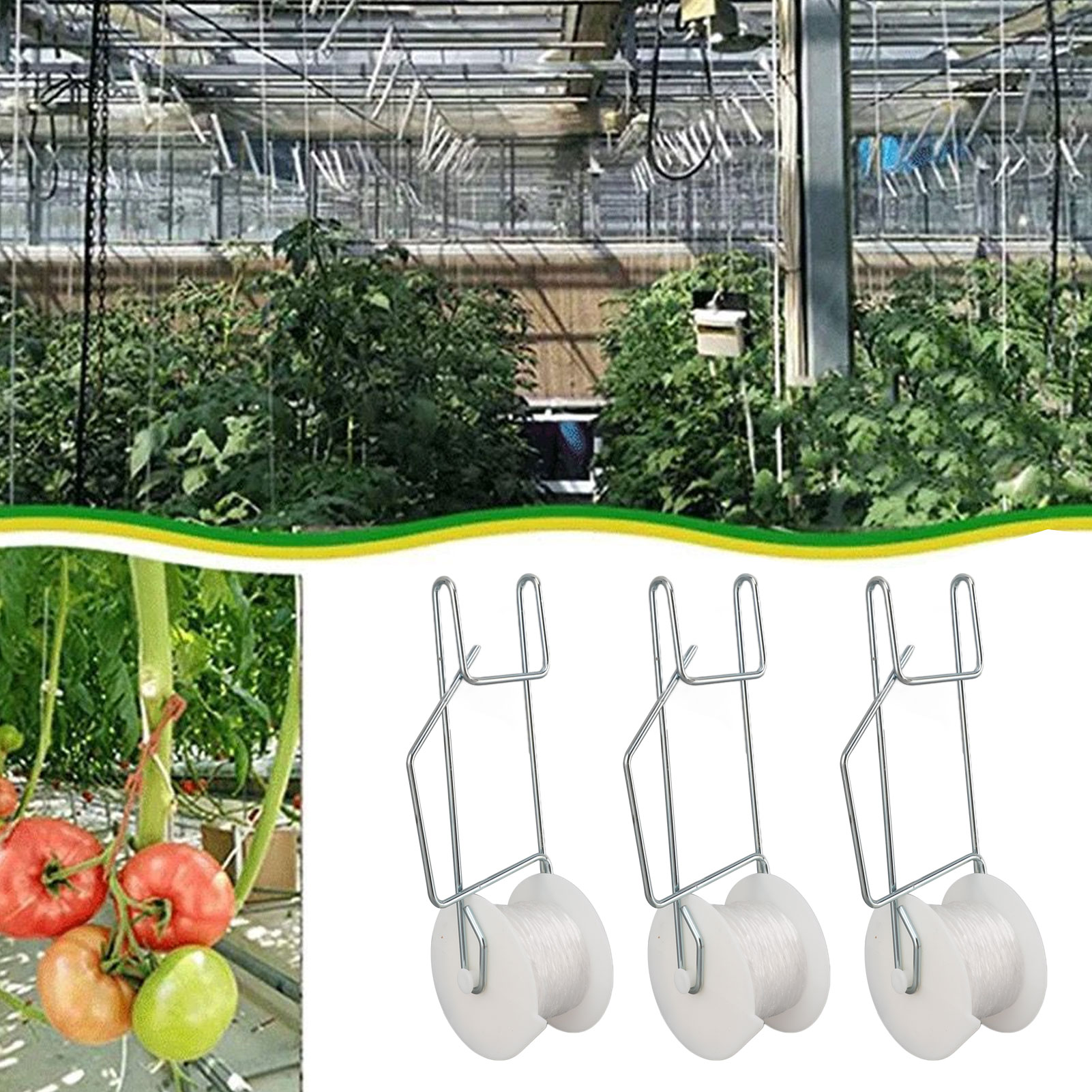 Gardening Tools Essential - 6-50 crochets de support pour tomates,