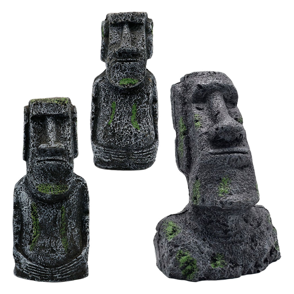Statues Moai d'aquarium, ornem - Aquaponics Fish Tank avis et prix
