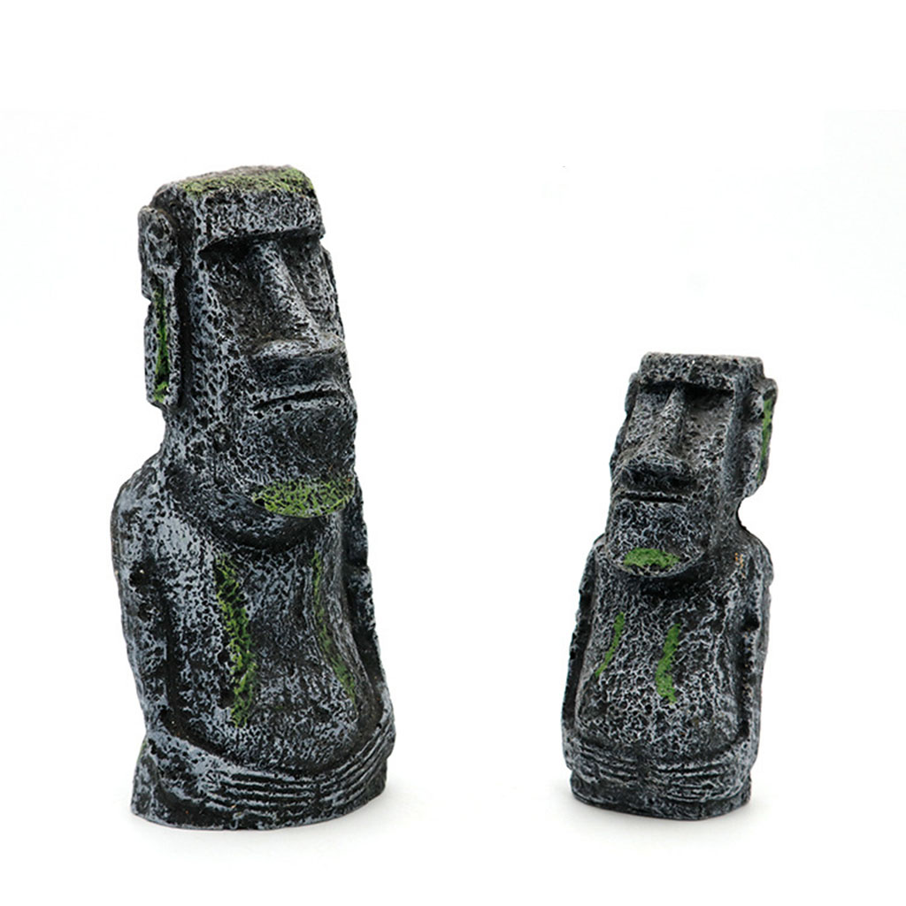 Statues Moai d'aquarium, ornem - Aquaponics Fish Tank avis et prix
