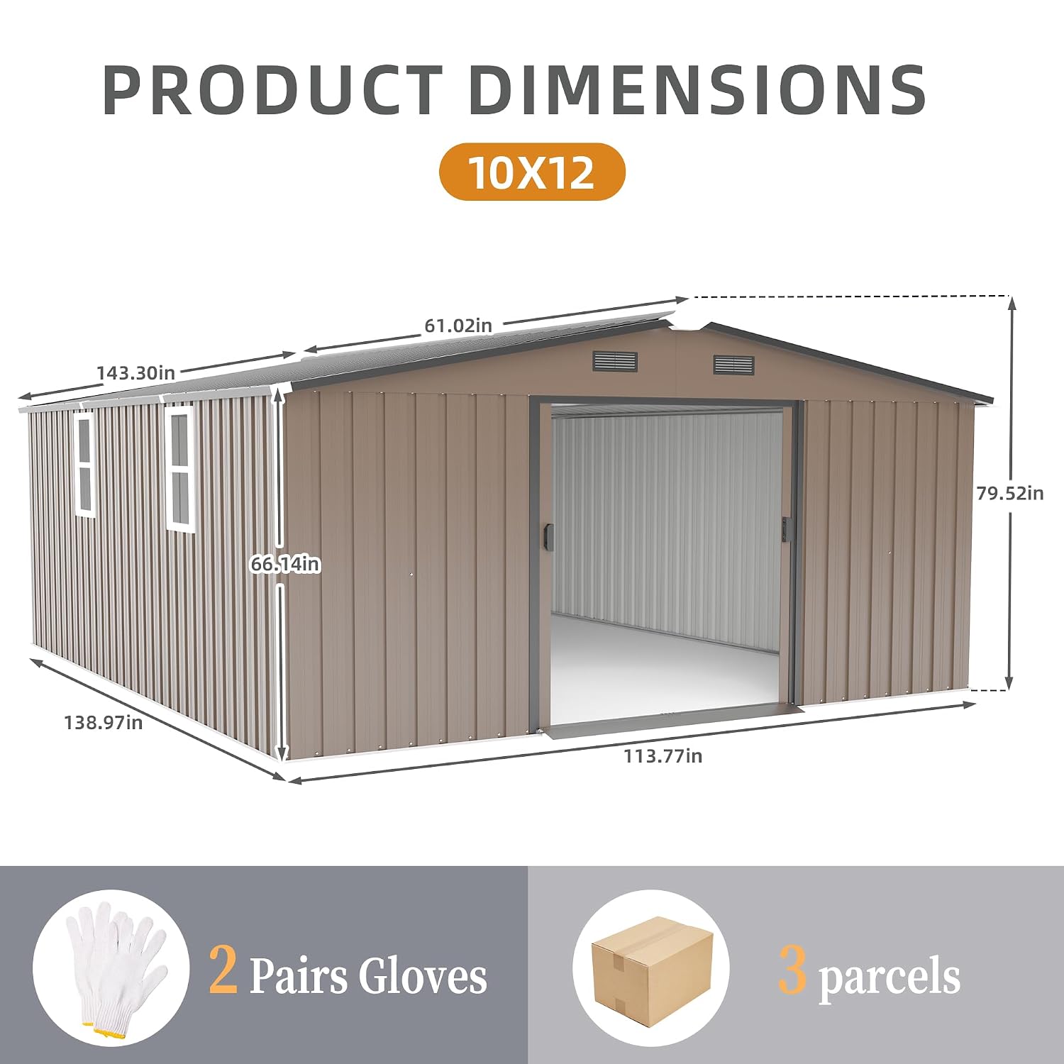 Abri de jardin extérieur 10x12 - Gardening Tool avis et prix