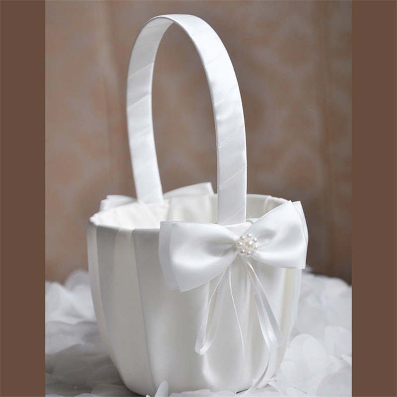 Panier de mariage blanc simple - Gardening Tools Girls avis et prix