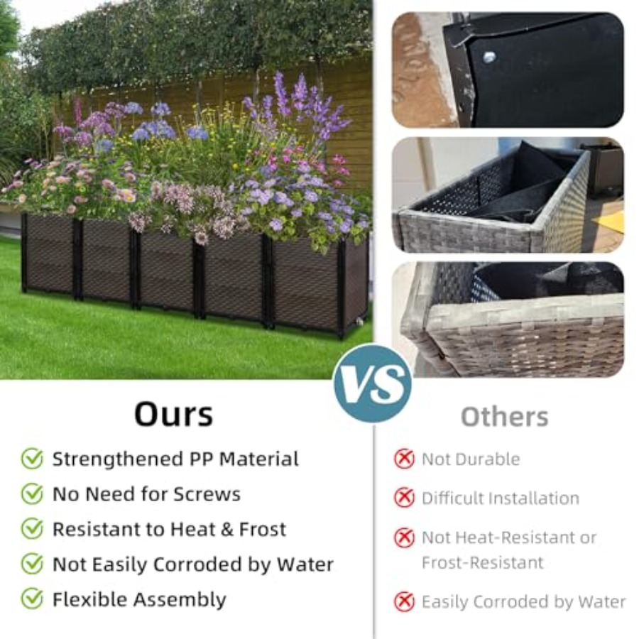 Bac de plantation surélevé à a - Self-Watering Planter avis et prix
