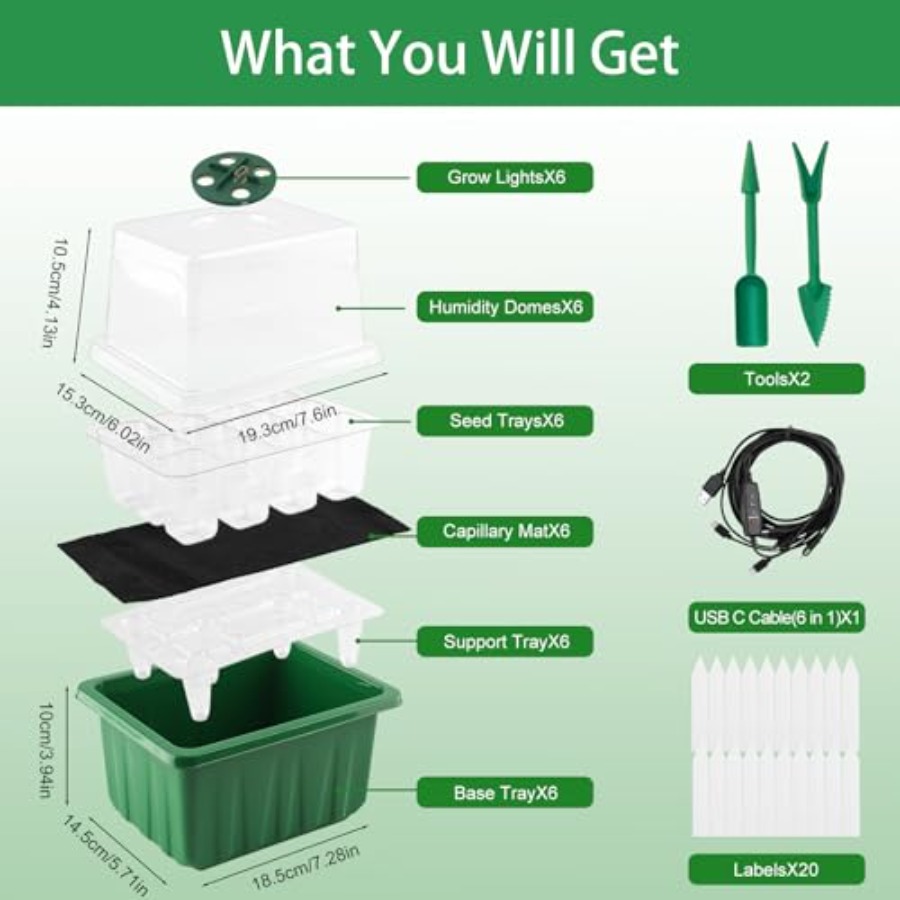 Kit de démarrage de semis avec - Greenhouse Mini Indoor avis et prix
