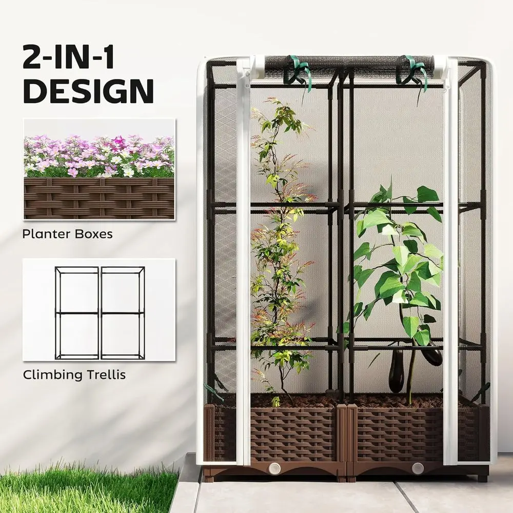 Bac de jardin surélevé avec tr - Self-Watering Planter avis et prix