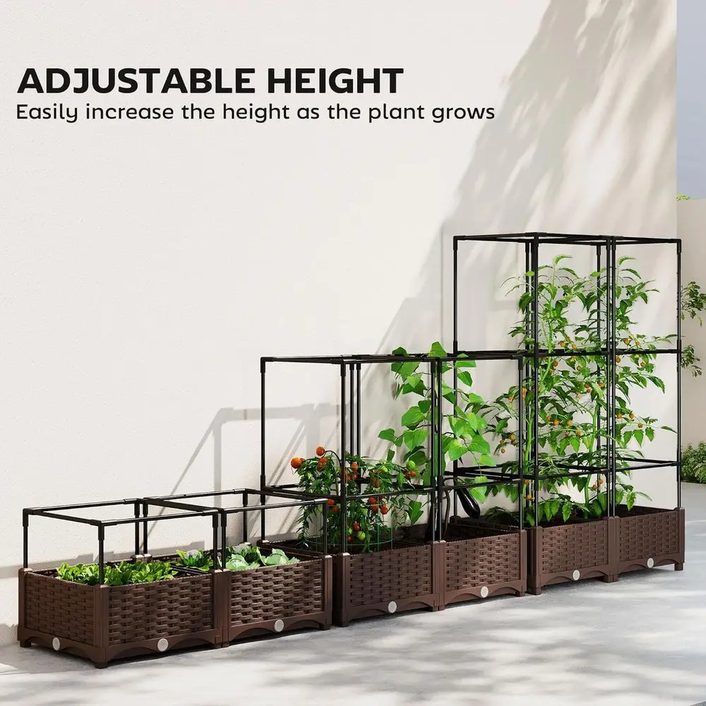 Bac de jardin surélevé avec tr - Self-Watering Planter avis et prix