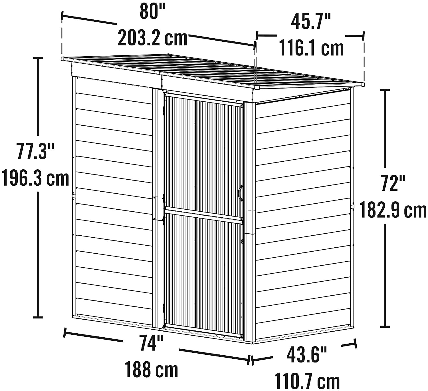 Abri de jardin compact en acie - Gardening Tool avis et prix