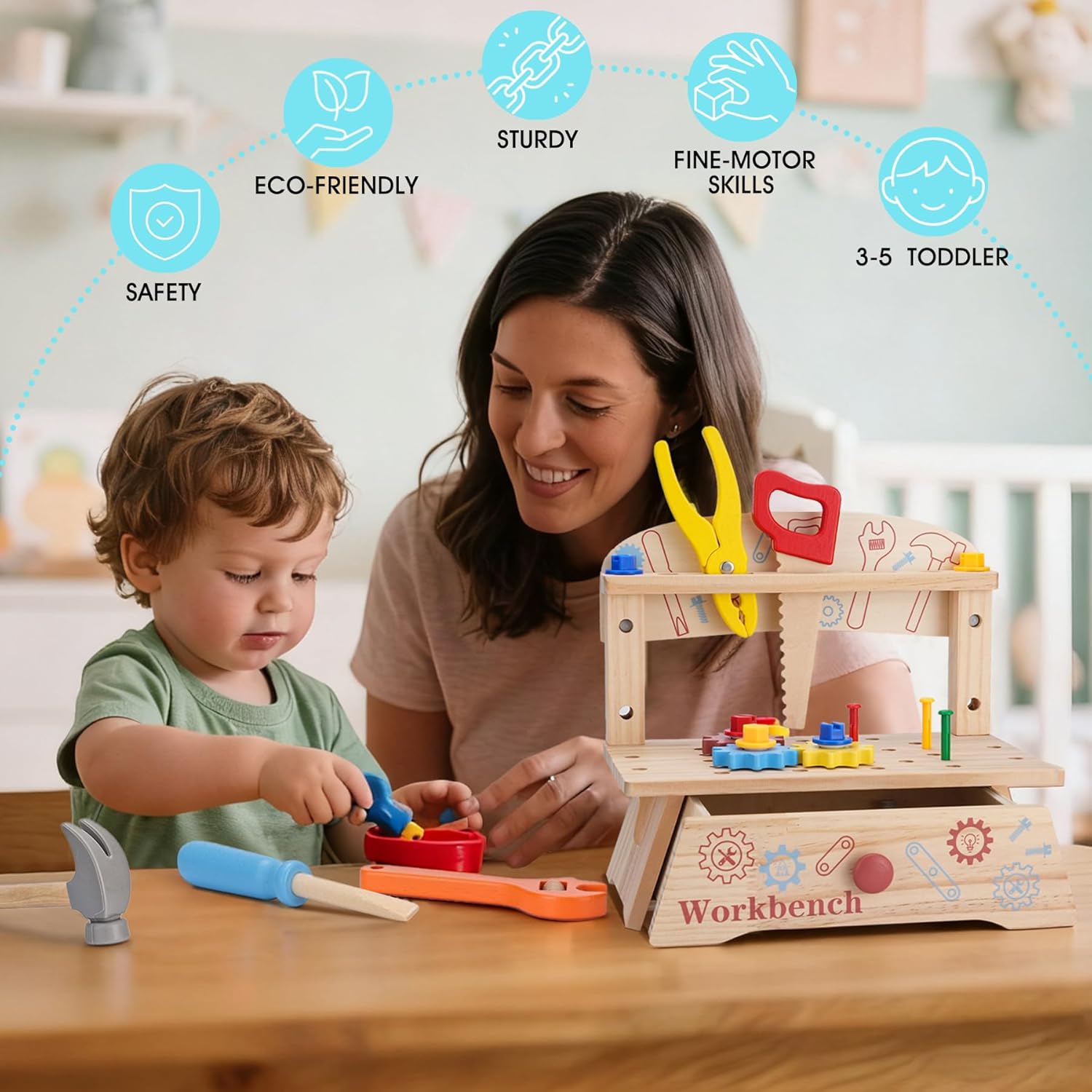 Banc à outils en bois pour enf - Gardening Tools Girls avis et prix