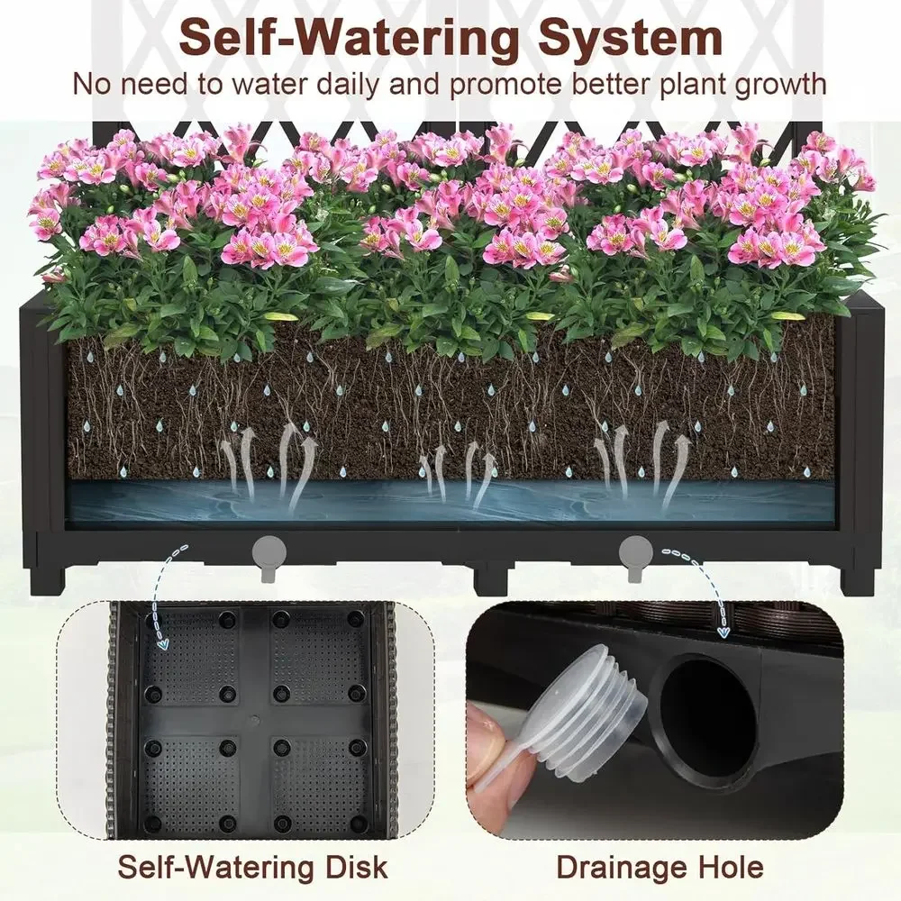 Bacs de jardin surélevés avec  - Self-Watering Planter avis et prix