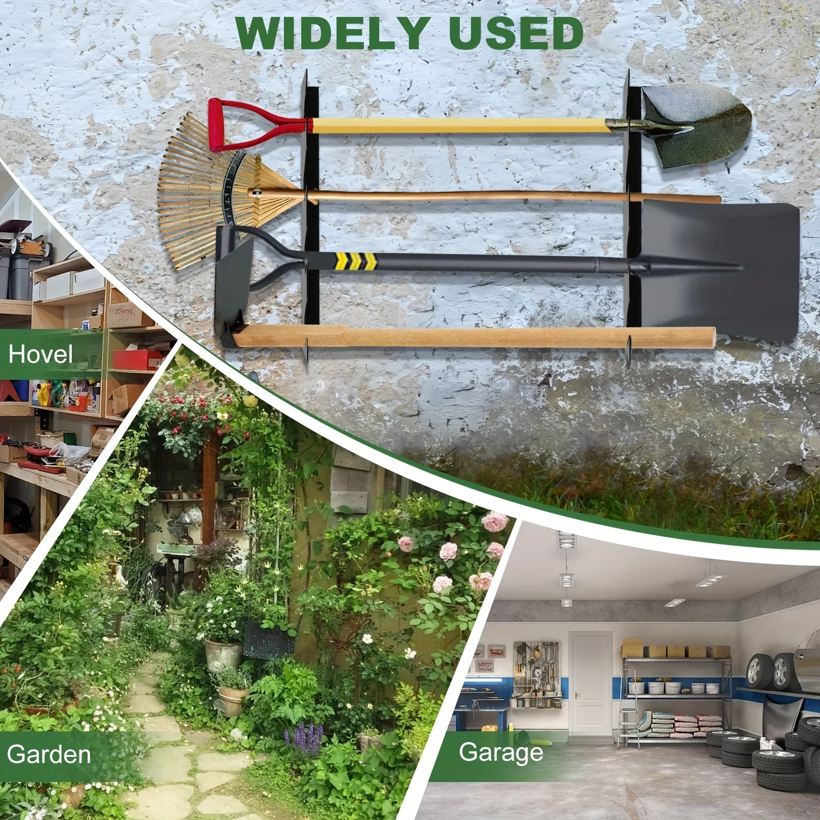 Support mural robuste en métal - Gardening Tools Organiser avis et prix