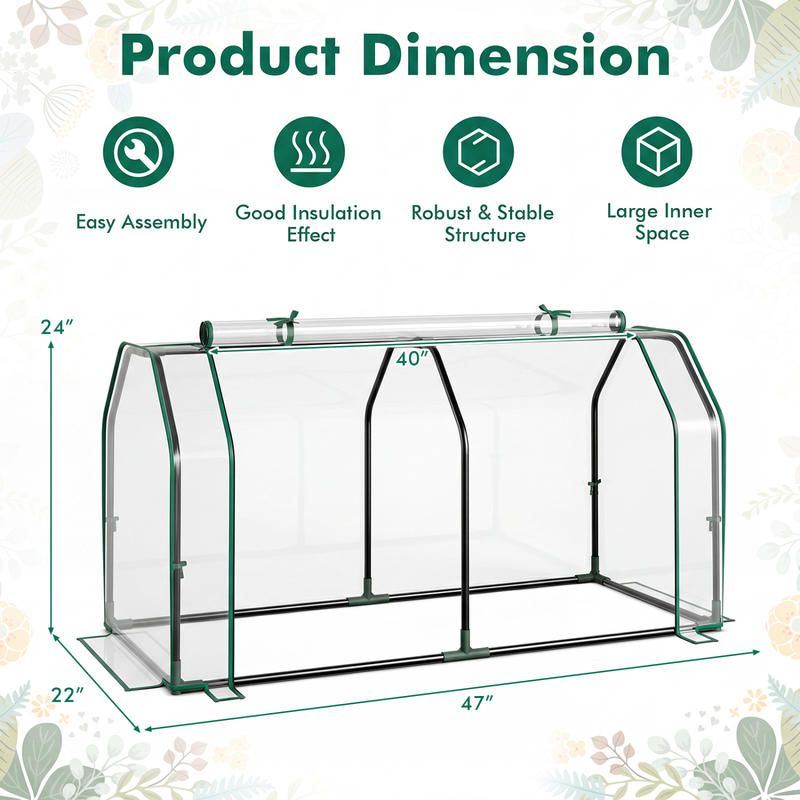 Mini-serre portable avec porte - Greenhouse Mini Indoor avis et prix