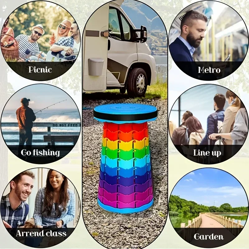 Tabouret de camping télescopiq - Gardening Tool avis et prix