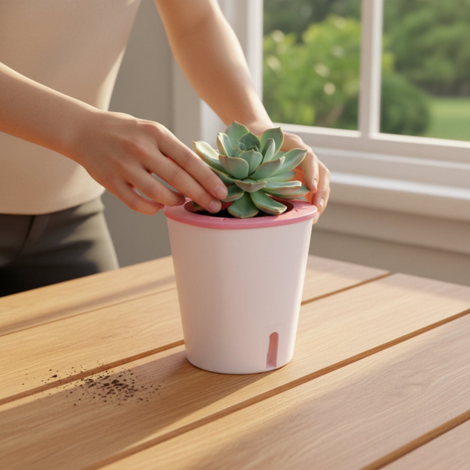 Jardinière auto-arrosante de g - Self-Watering Planter avis et prix