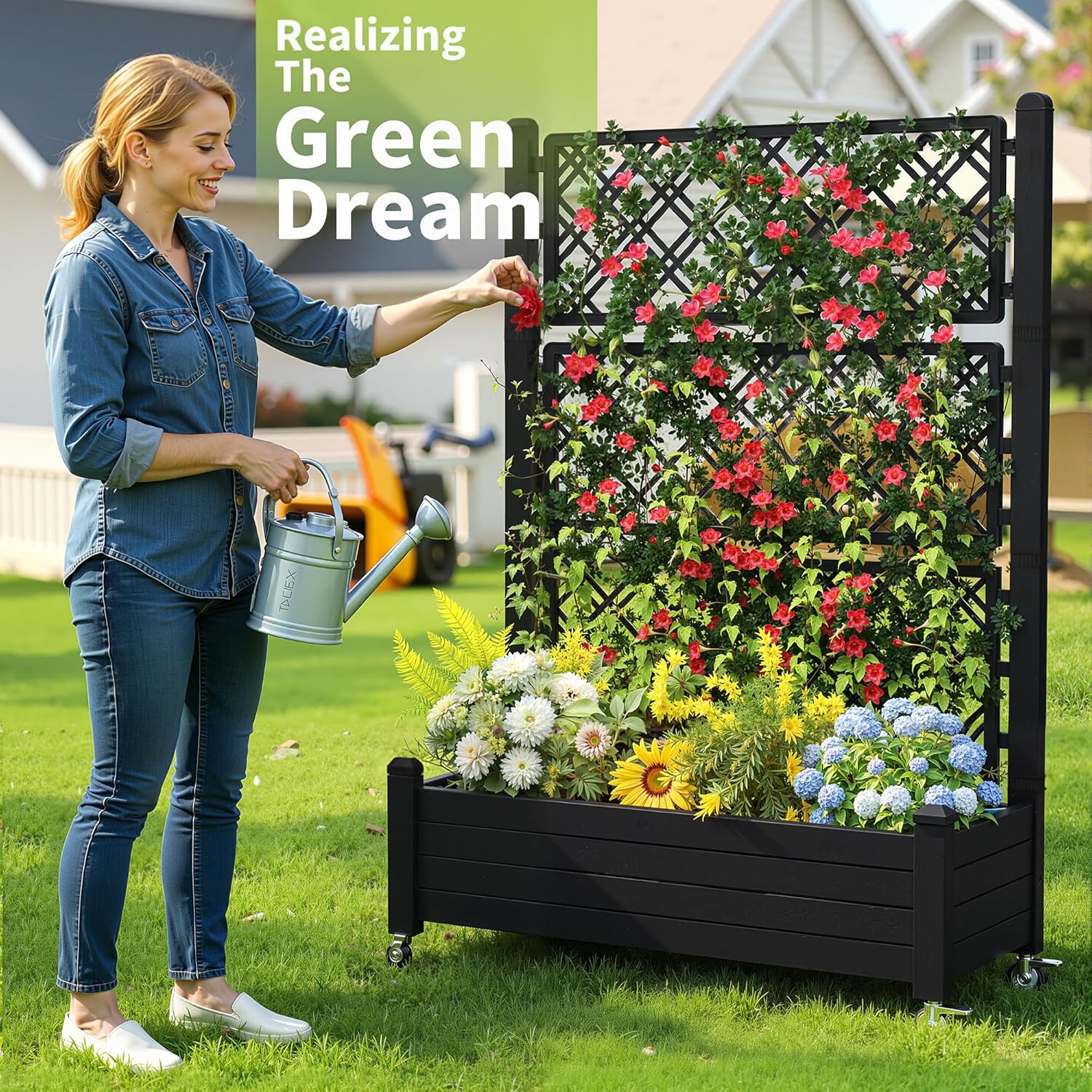 Bac de jardin surélevé avec tr - Self-Watering Planter avis et prix
