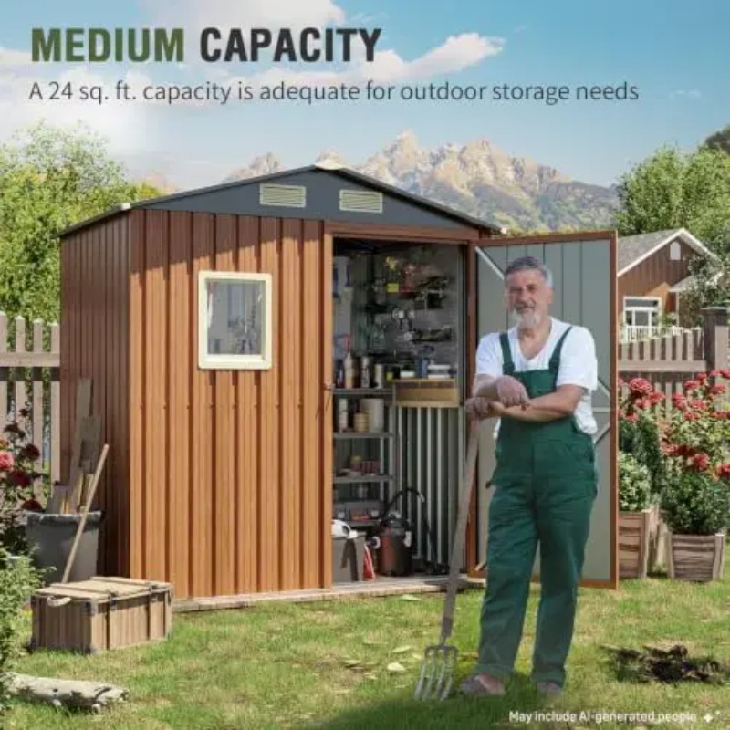 Abri de jardin extérieur 6x4 p - Gardening Tool avis et prix